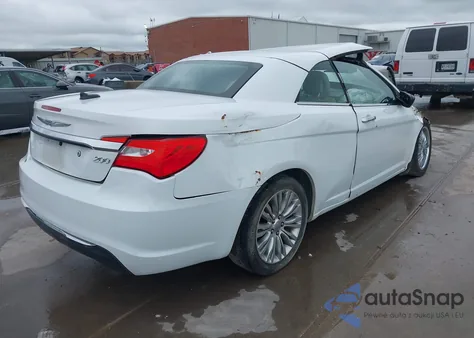 2012 Chrysler 200 Limited из США, поврежденный, VIN 1C3BCBFG9CN150524